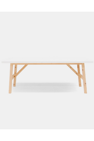 Scandinavian Wooden Dining Table | Decowood Siep | OROA.com