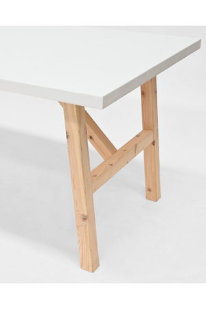 Scandinavian Wooden Dining Table | Decowood Siep | OROA.com