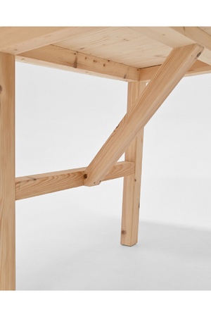 Scandinavian Wooden Dining Table | Decowood Siep | OROA.com