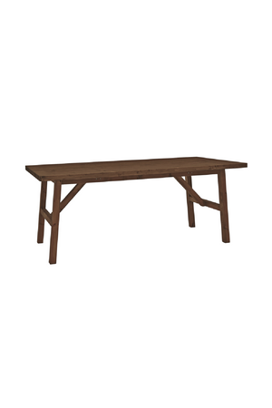 Scandinavian Wooden Dining Table | Decowood Siep | OROA.com