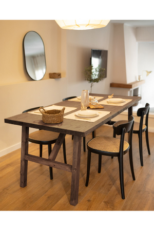 Scandinavian Wooden Dining Table | Decowood Siep | OROA.com
