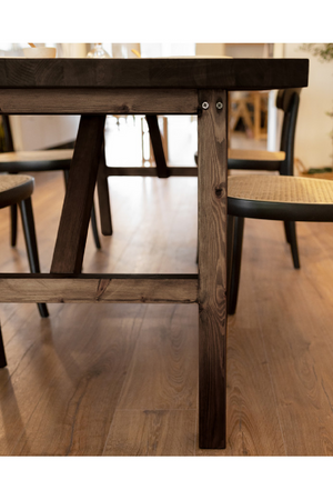 Scandinavian Wooden Dining Table | Decowood Siep | OROA.com