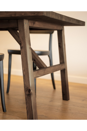 Scandinavian Wooden Dining Table | Decowood Siep | OROA.com