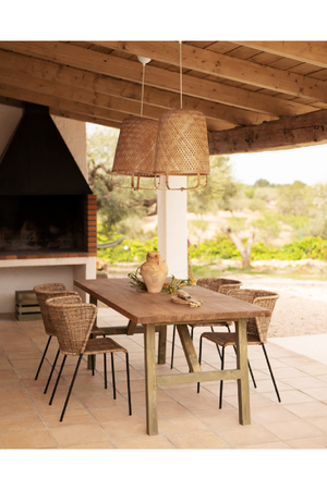 Scandinavian Wooden Dining Table | Decowood Siep | OROA.com