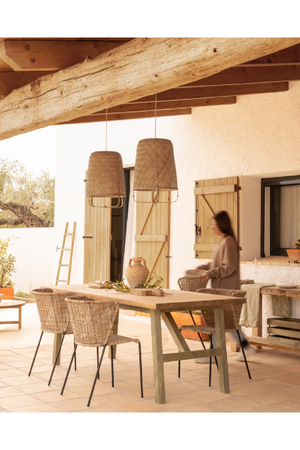 Scandinavian Wooden Dining Table | Decowood Siep | OROA.com