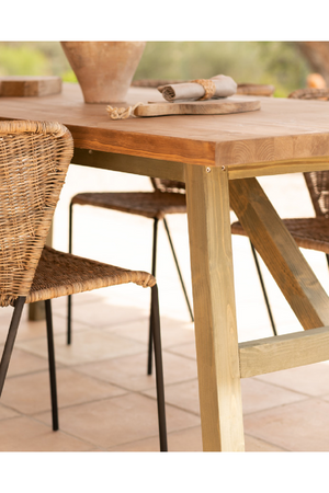 Scandinavian Wooden Dining Table | Decowood Siep | OROA.com
