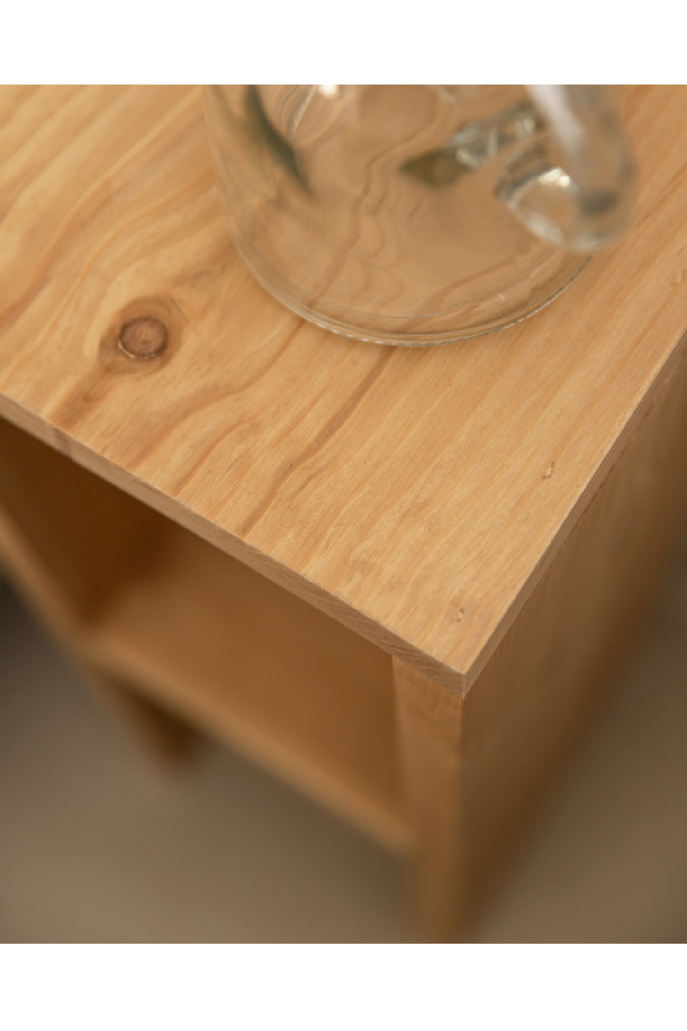 Fir Wood Bedside Table | Decowood Lina | Oroa.com