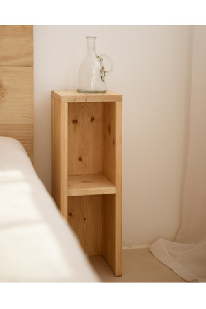 Fir Wood Bedside Table | Decowood Lina | Oroa.com