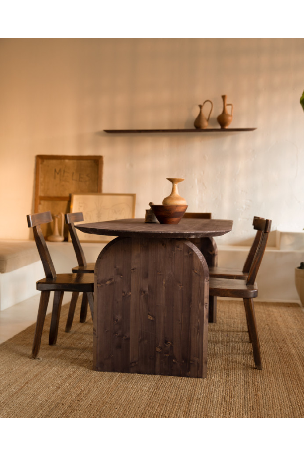 Rounded Wall Shelf | Decowood Bloom | Oroa.com