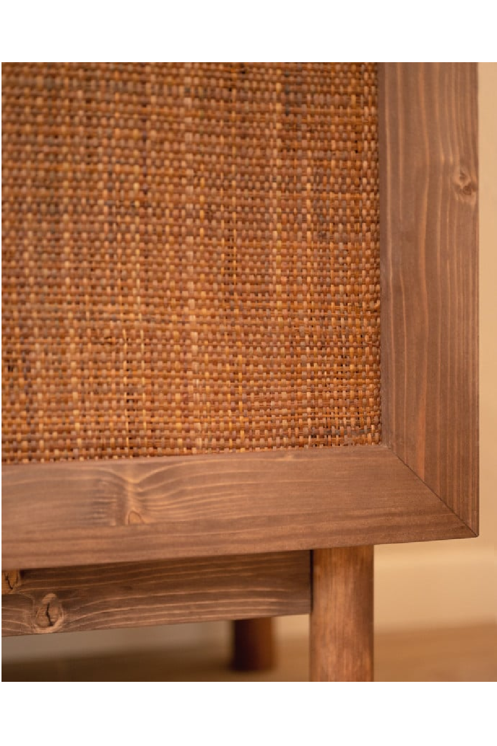 Solid Wood 2-Door Cabinet | Decowood Olivia | Oroa.com