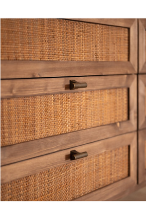 Solid Wood 6-Drawer Chest | Decowood Olivia | Oroa.com