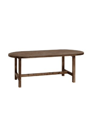 Wooden Oval Dining Table | Decowood Olivia | Oroa.com