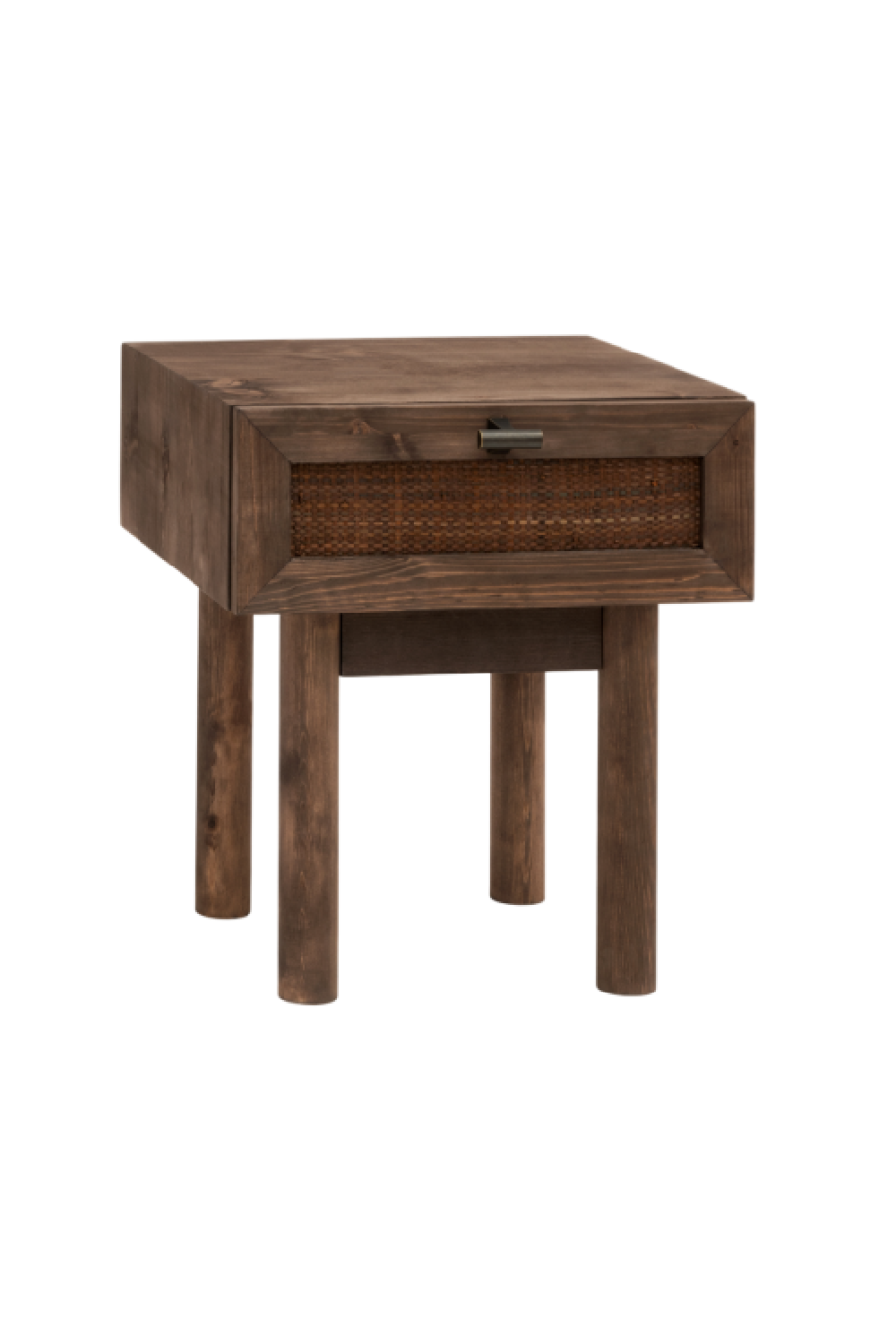 Wooden 1-Drawer Bedside Table | Decowood Olivia | Oroa.com