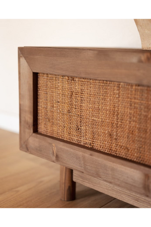 Solid Wood 2-Door TV Cabinet | Decowood Olivia | Oroa.com