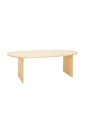 Asymmetrical Oval Dining Table | Decowood Mur | Oroa.com