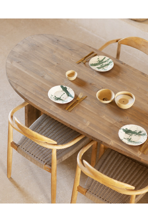 Asymmetrical Oval Dining Table | Decowood Mur | Oroa.com