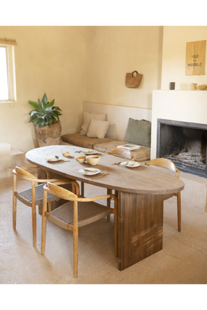 Asymmetrical Oval Dining Table | Decowood Mur | Oroa.com