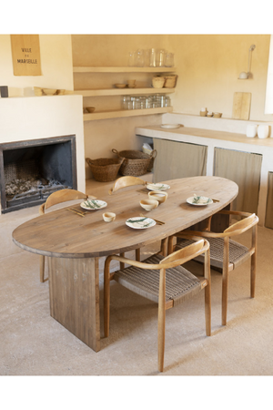 Asymmetrical Oval Dining Table | Decowood Mur | Oroa.com