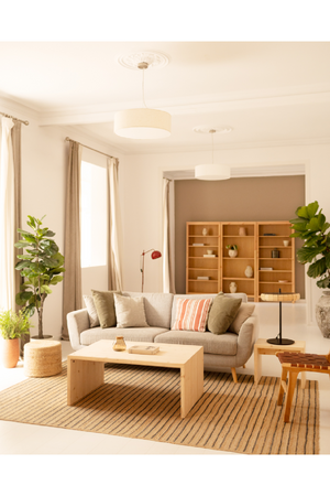 Angular Solid Wood Coffee Table | Decowood Telva | Oroa.com