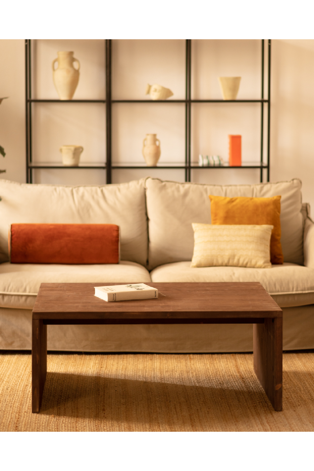 Angular Solid Wood Coffee Table | Decowood Telva | Oroa.com