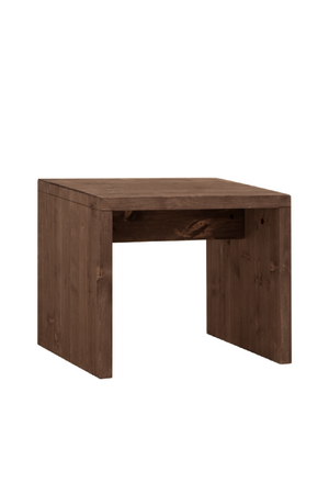 Angular Solid Wood Stool | Decowood Telva | Oroa.com