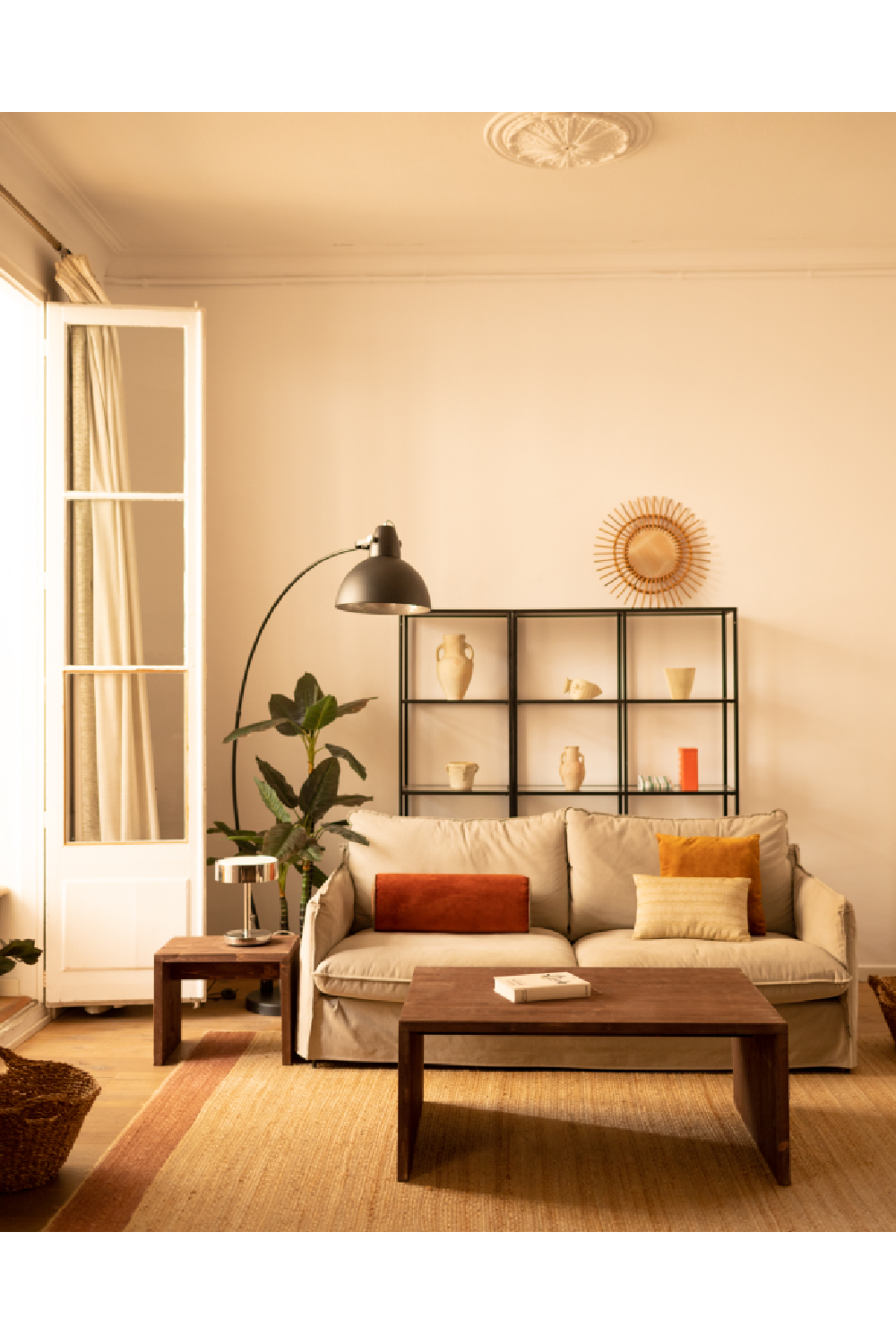 Angular Solid Wood Stool | Decowood Telva | Oroa.com