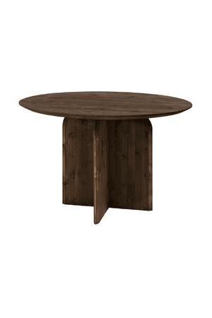 Round Solid Wood Dining Table | Decowood Bloom | Oroa.com