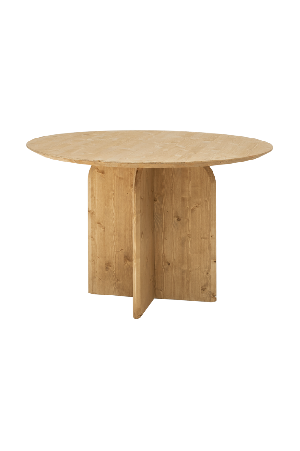 Round Solid Wood Dining Table | Decowood Bloom | Oroa.com