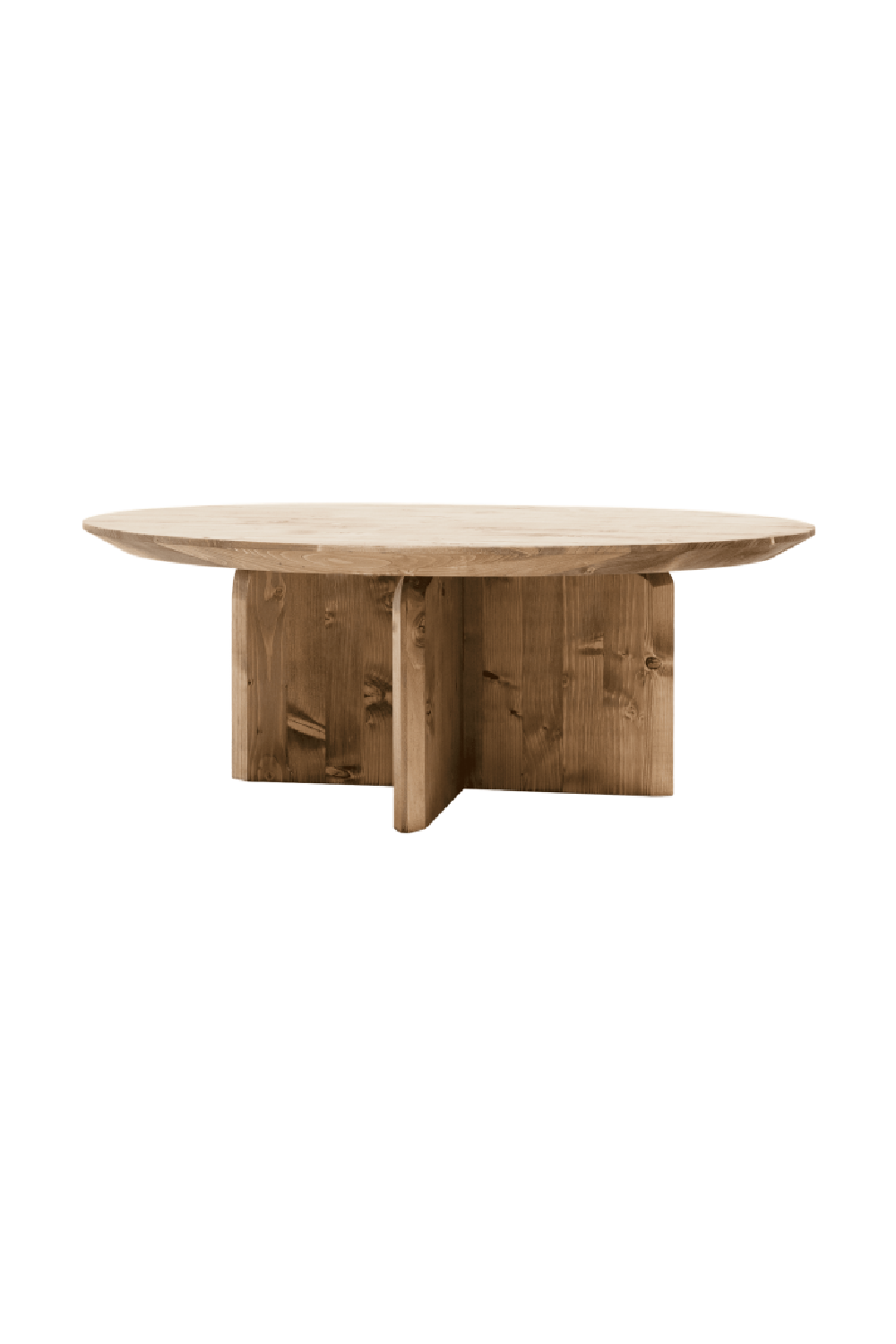Wooden Round Coffee Table | Decowood Bloom | Oroa.com