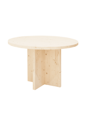 Japandi Round Dining Table | Decowood Tokyo | Oroa.com