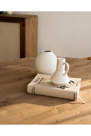 Japandi Round Dining Table | Decowood Tokyo | Oroa.com