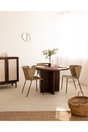 Japandi Round Dining Table | Decowood Tokyo | Oroa.com