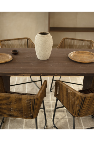 Oval Wood Dining Table | Decowood Osaka | Oroa.com