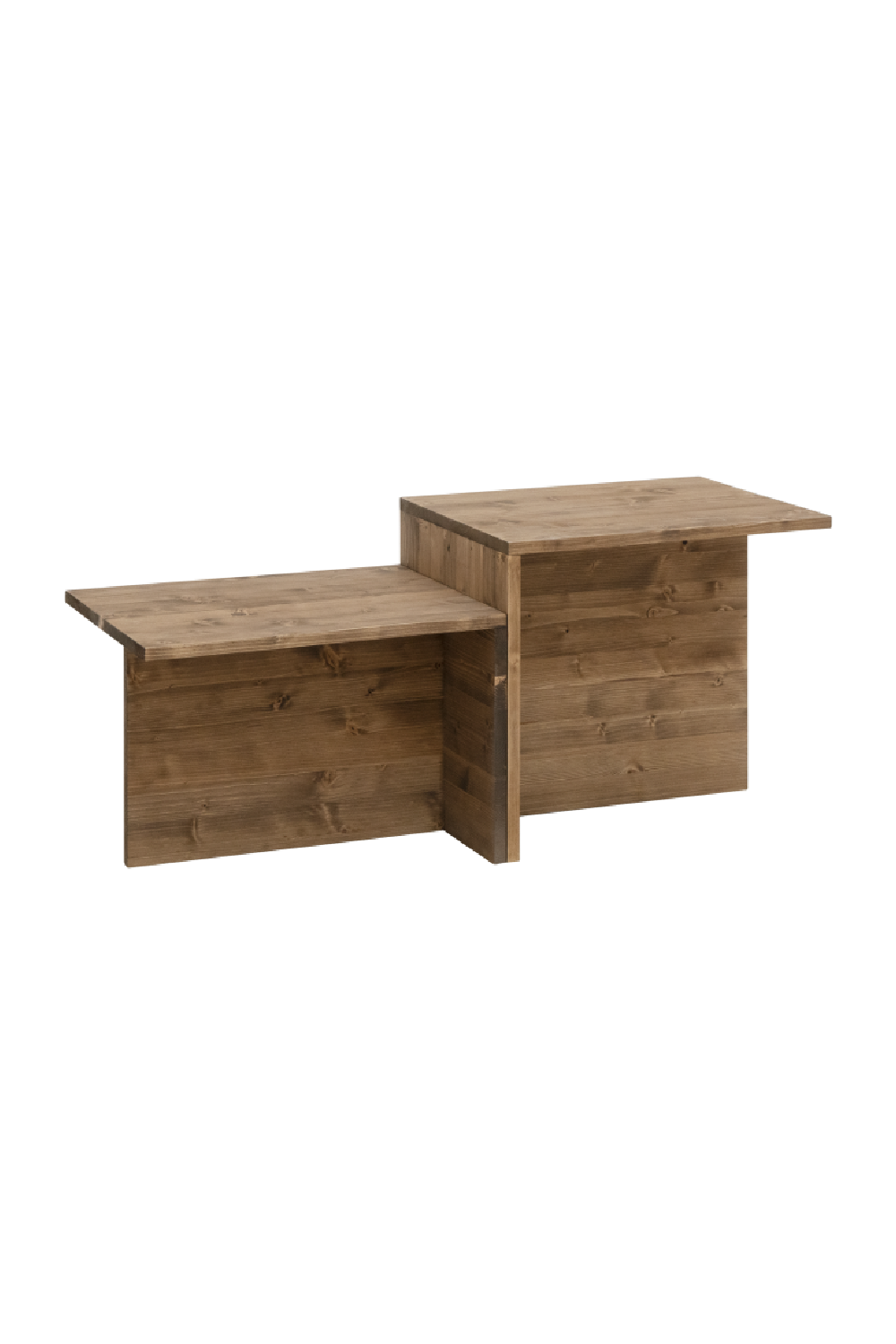 Cantilevered Solid Wood Coffee Tables (2) | Decowood Theo | Oroa.com