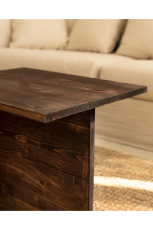 Cantilevered Solid Wood Coffee Tables (2) | Decowood Theo | Oroa.com