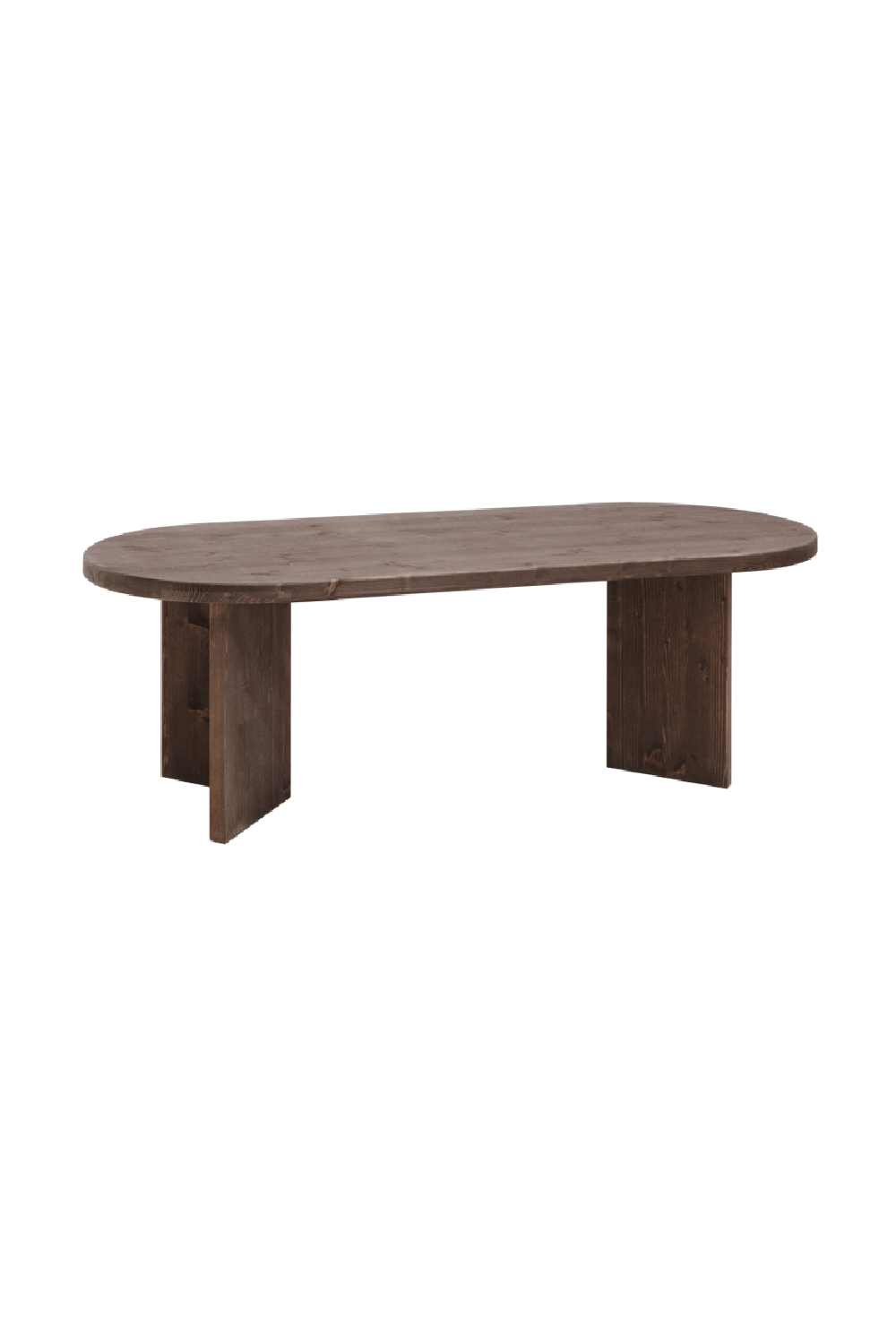 Oval Wood Coffee Table | Decowood Osaka | Oroa.com