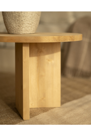 Oval Wood Coffee Table | Decowood Osaka | Oroa.com