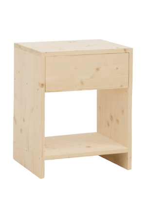 1-Drawer Wooden Bedside Table | Decowood Martina | Oroa.com