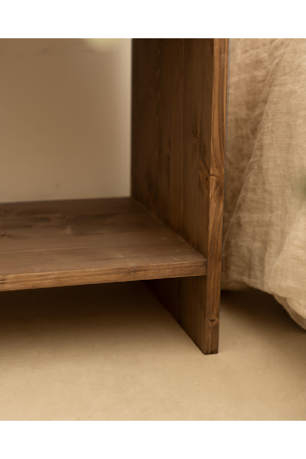 1-Drawer Wooden Bedside Table | Decowood Martina | Oroa.com