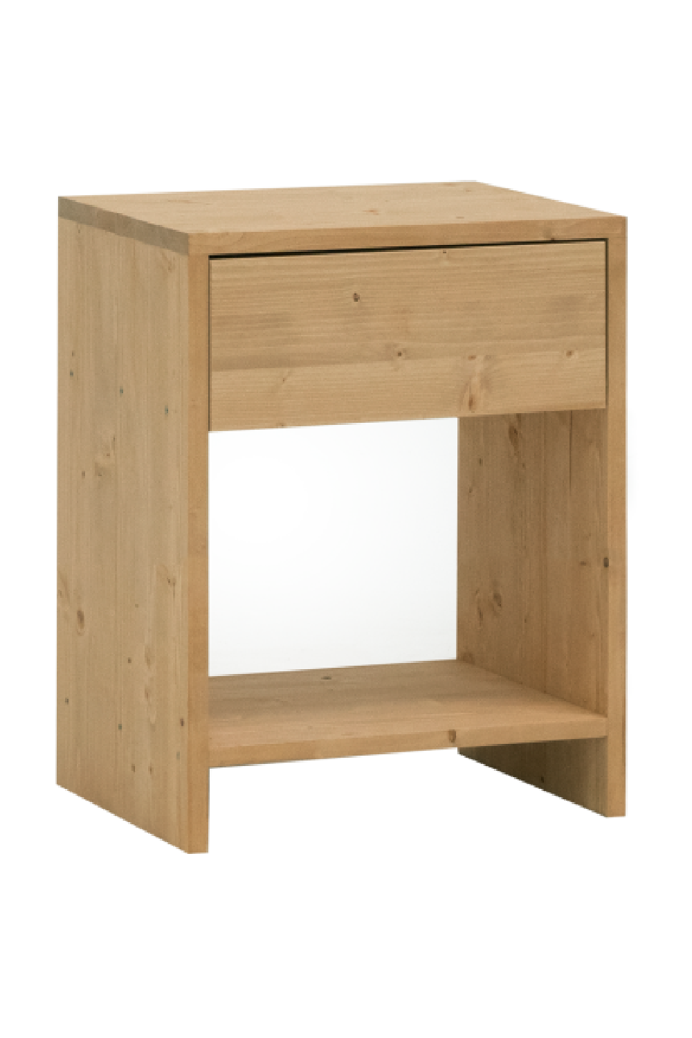 1-Drawer Wooden Bedside Table | Decowood Martina | Oroa.com
