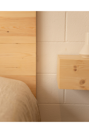 Wooden Headboard and Floating Table | Decowood Flandes + Ingrid | Oroa.com