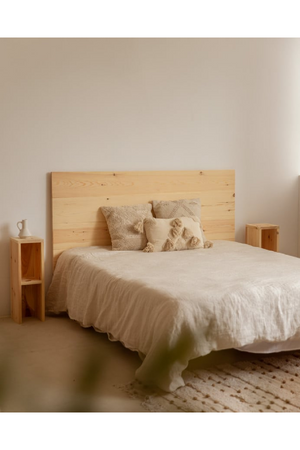 Wooden Headboard and Bedside Table | Decowood Flandes + Lina | Oroa.com