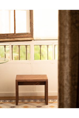 Wooden Dining Table With Stools (4) | Decowood Telva | Oroa.com