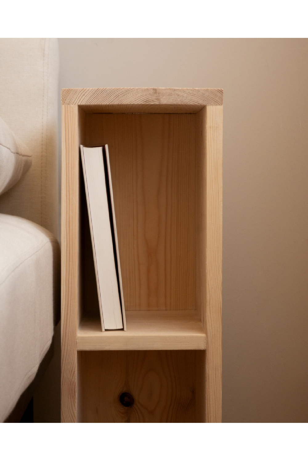 Fir Wood Bedside Table Set (2) | Decowood Lina | Oroa.com