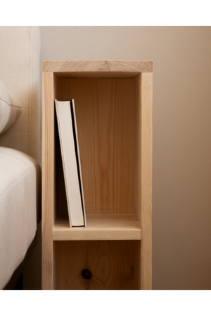 Fir Wood Bedside Table Set (2) | Decowood Lina | Oroa.com