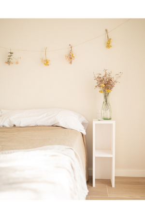 Fir Wood Bedside Table Set (2) | Decowood Lina | Oroa.com