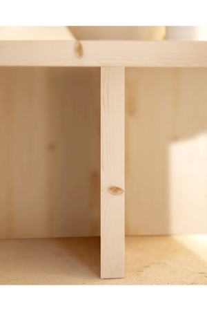 Crossed Base Wooden Coffee Tables (2) | Decowood Tokyo | Oroa.com