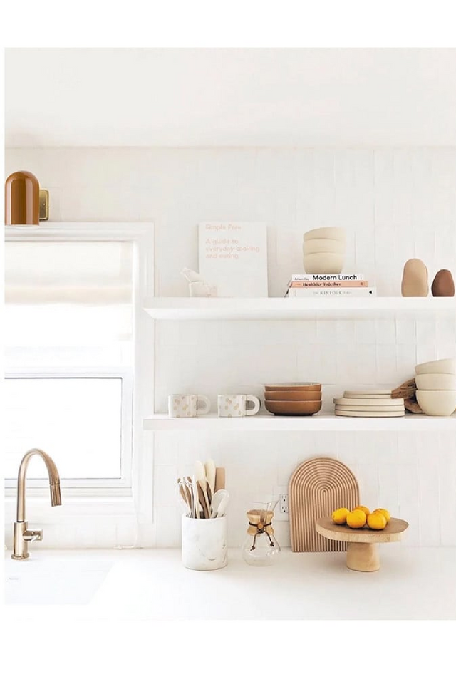 Solid Wood Floating Shelves (2) | Decowood Melva | Oroa.com