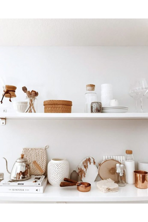 Solid Wood Floating Shelves (2) | Decowood Melva | Oroa.com