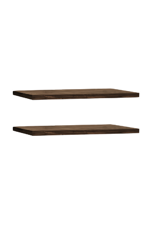Solid Wood Floating Shelves (2) | Decowood Melva | Oroa.com